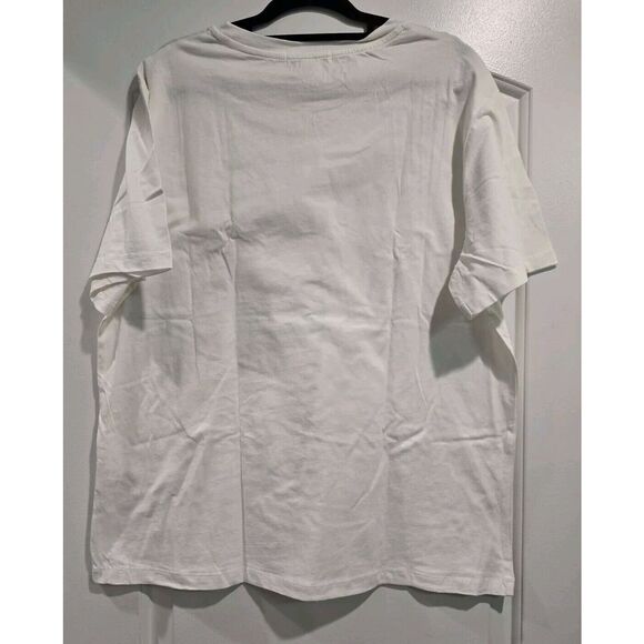 Charlie Holiday Palm‎ Boyfriend Tee Size S US 4 Oversized NWT - Picture 4 of 9